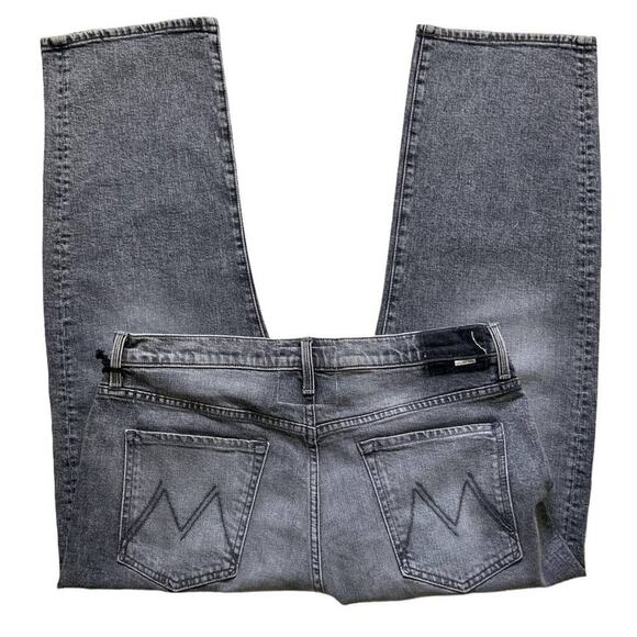 Mother Superior Jeans Womens 33x25 The Ditcher Crop Show Acid Wash Streetwear - Picture 5 of 16